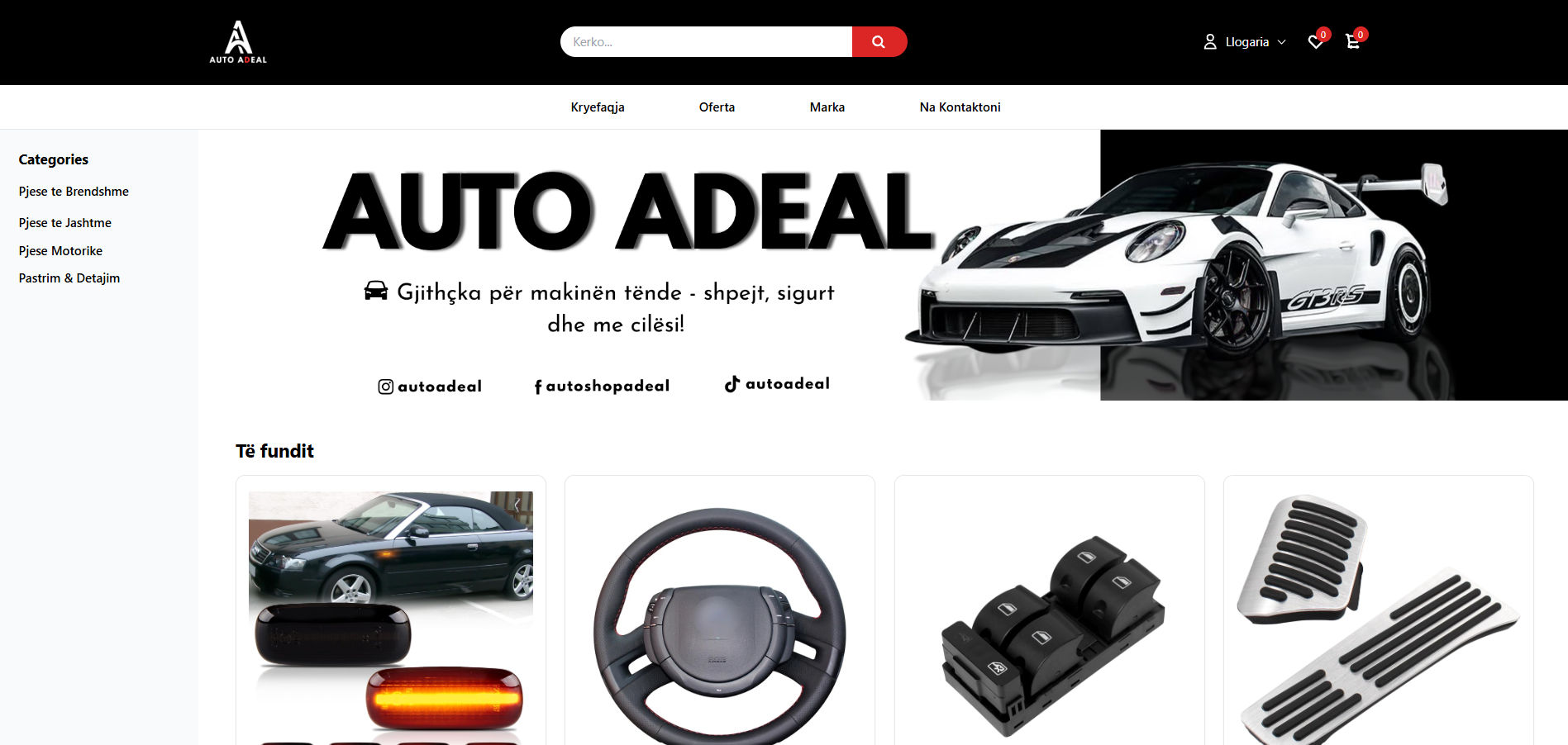 AutoAdeal website preview