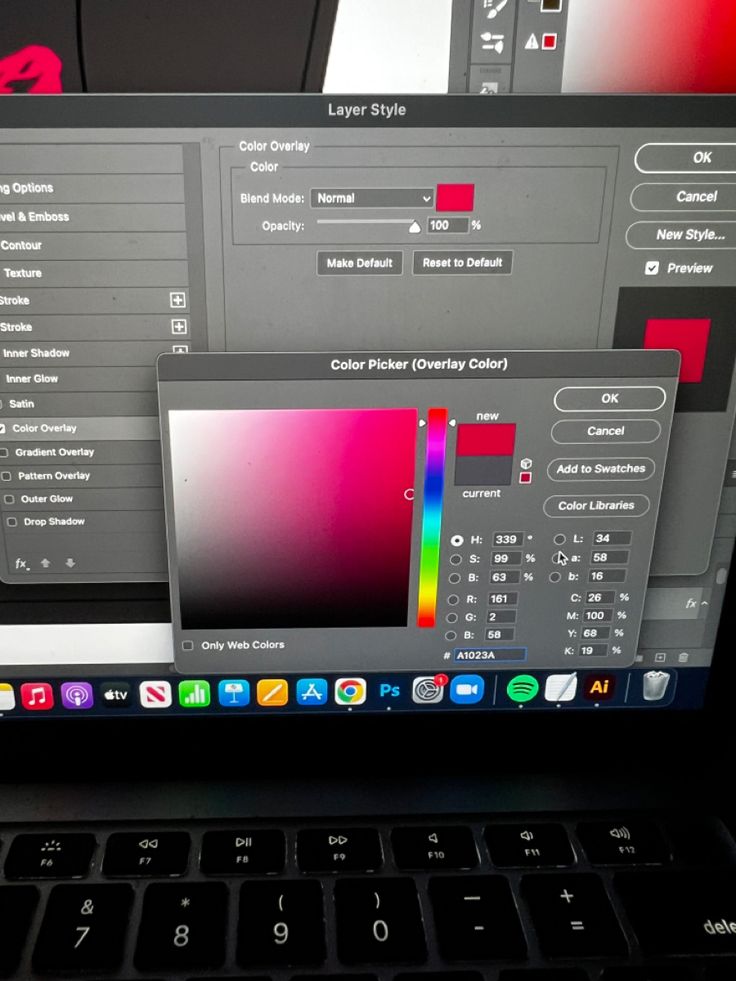 Graphic design interface