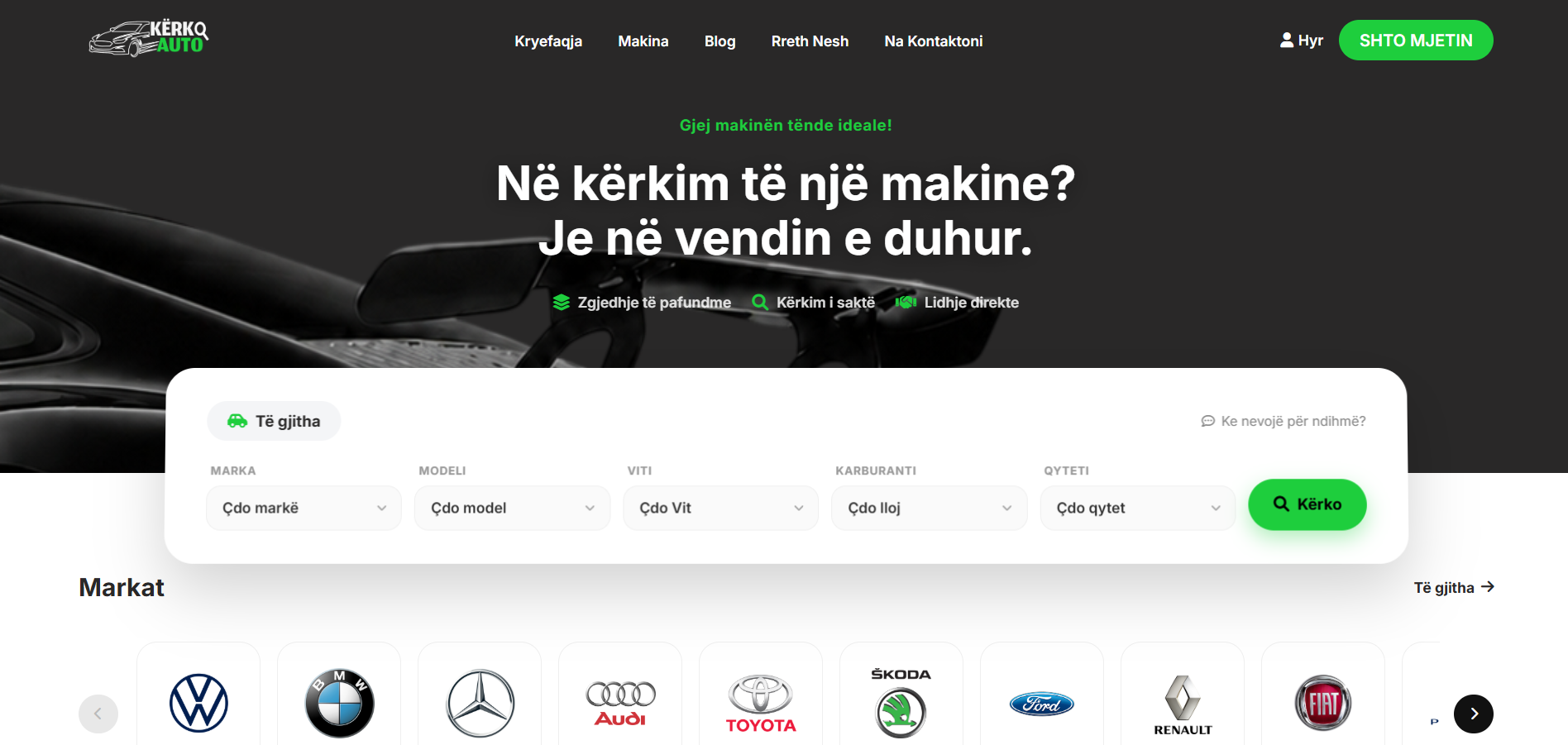 KerkoAuto website preview